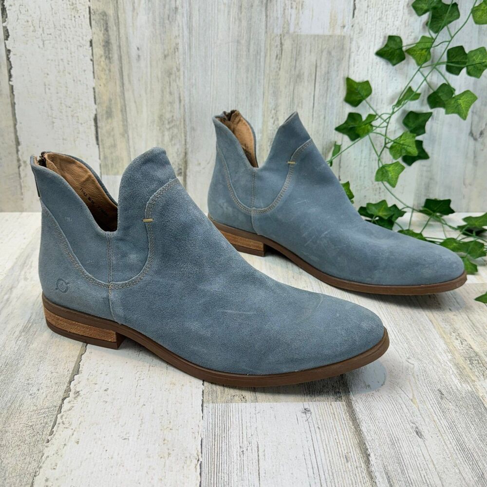 Born Blue Ankle Boots